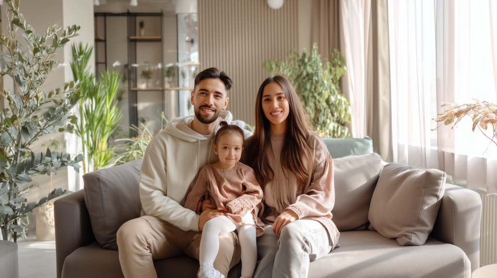 Happy homeowner
